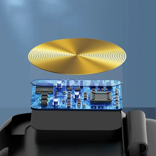 Baseus AirPods 1/2 vezeték nélküli töltésre alkalmas tok fekete - 10