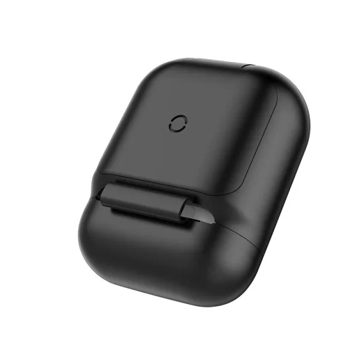 Baseus AirPods 1/2 vezeték nélküli töltésre alkalmas tok fekete - 3
