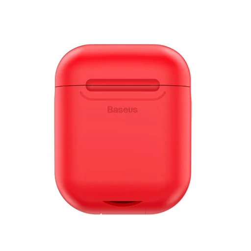 Baseus AirPods 1/2 vezeték nélküli töltésre alkalmas tok piros - 1