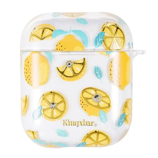 Kingxbar citrom mintás AirPods 1/2 tok - 1