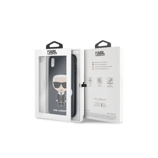Karl Lagerfeld Iconic tok iPhone XS MAX kék - 4