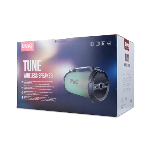 UNIQ Tune hordozható bluetooth hangszóró LED világítással szürke (karaoke) - 9