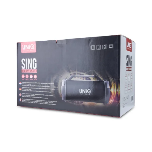 UNIQ Sing hordozható bluetooth hangszóró LED világítással fekete - 8