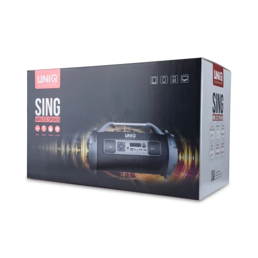 UNIQ Sing hordozható bluetooth hangszóró LED világítással fekete - 9