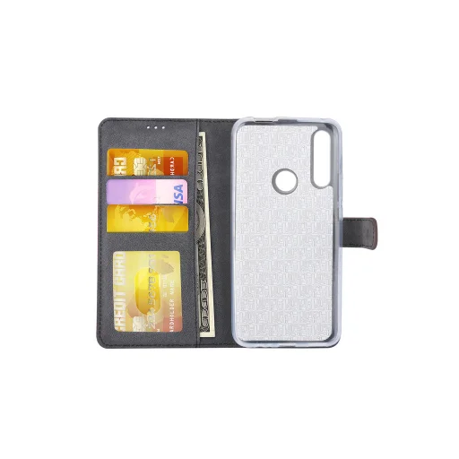 Mágneses fliptok kártyatartóval Huawei P Smart Z barna - 6