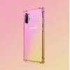 SMD Samsung Galaxy Note 10 N10-001 tok áttetsző, sárga-rózsaszín átmentettel, ütésvédelemmel