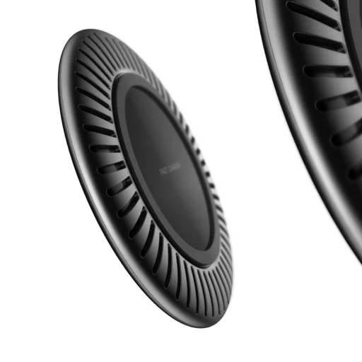 SMD FD-10W UFO vezeték nélküli QI gyors töltő, fekete 10W - 2