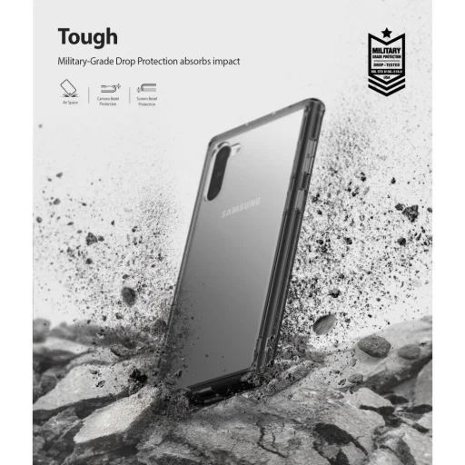 Ringke Fusion Samsung Note 10 tok Smoke fekete kialakításban - 5