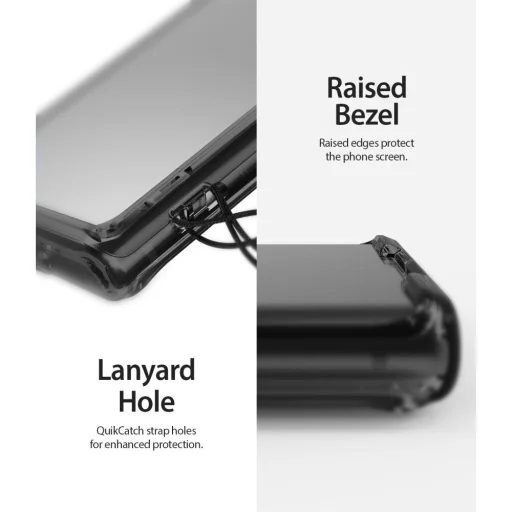 Ringke Fusion Samsung Note 10+ Plus tok Smoke fekete kialakításban - 6