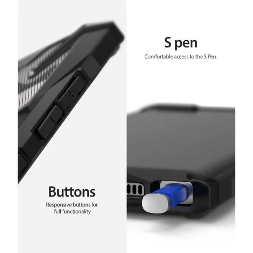 Ringke Fusion X Samsung Note 10+ Plus Camo Black terepmintás (XDSG0020) - 3