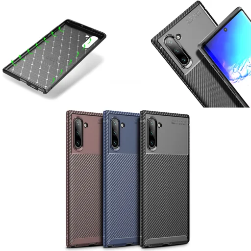 SMD N10-013 Samsung Galaxy Note 10+ Plus TPU puha tok kék színben - 6