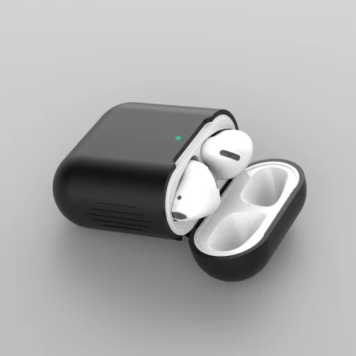 SMD XH-065 Airpods 1/2 tok szilikon fekete színben - 1