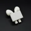 SMD HH-06 Airpods tartó, óra pántra rögzíthető szilikon fehér színben - 2