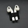 SMD HH-06 Airpods tartó, óra pántra rögzíthető szilikon fekete színben