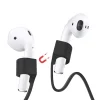 SMD HH-040 Airpods tartó szilikon kábel, mágneses, fehér színben thumbnail