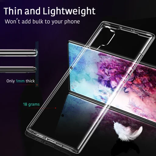 ESR Air Shield tok Samsung Note 10+ áttetsző - 4