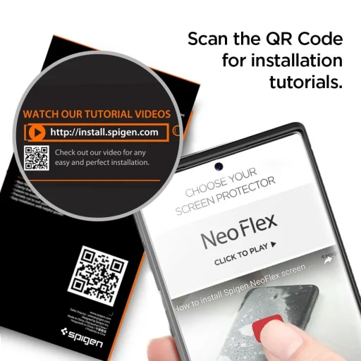 SPIGEN OCHRONNA Neo Flex HD Samsung Note 10+ kijelzővédő fólia 2 db - 4