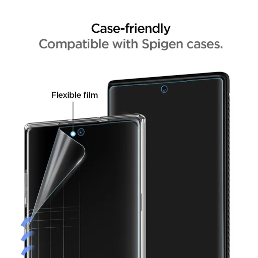 SPIGEN OCHRONNA Neo Flex HD Samsung Note 10+ kijelzővédő fólia 2 db - 5
