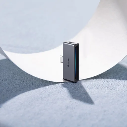 Baseus L57 USB Type-C/ 3.5 Jack audio átalakító adapter fekete - 10