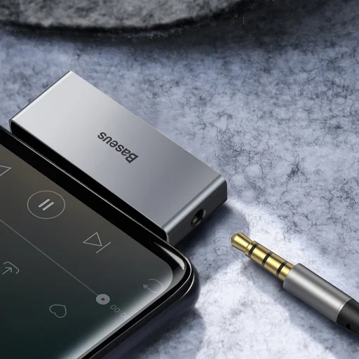 Baseus L57 USB Type-C/ 3.5 Jack audio átalakító adapter fekete - 11