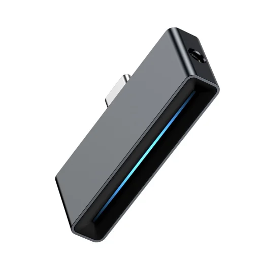 Baseus L57 USB Type-C/ 3.5 Jack audio átalakító adapter fekete - 4