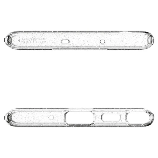 Spigen Liquid Crystal hybrid flexibilis TPU gél tok Samsung Note 10 flitteres áttetsző - 8