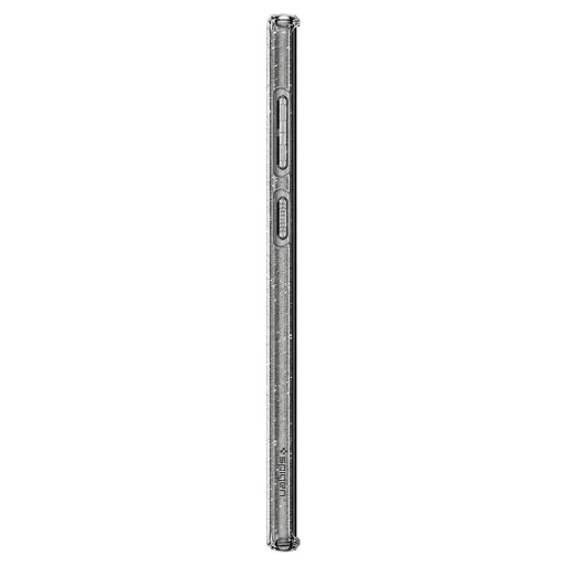 Spigen Liquid Crystal hybrid flexibilis TPU gél tok Samsung Note 10 flitteres áttetsző - 2
