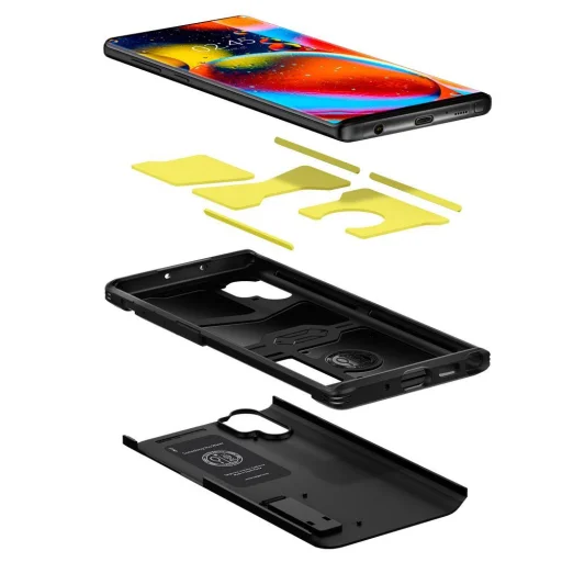 Spigen Tough Armor Samsung Note 10 fekete színben - 7