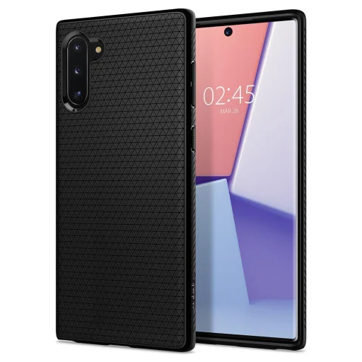 Spigen Liquid Air tok Samsung Note 10 matt fekete színben - 1