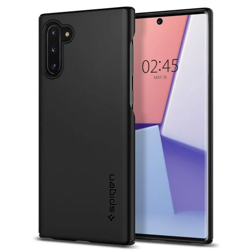 Spigen Thin Fit ultravékony tok Samsung Note 10 fekete színben - 1