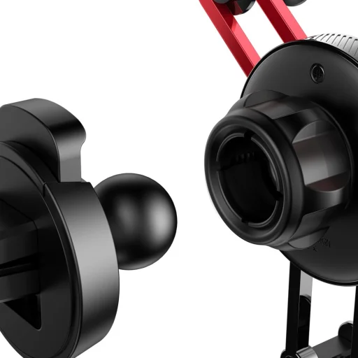 Baseus YY Gravity autós telefontartó ezüst Lightning kábellel - 5