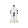 Hoco szivargyújtós autós telefontöltő fehér
