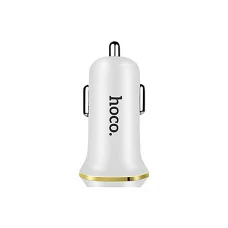 Hoco szivargyújtós autós telefontöltő fehér