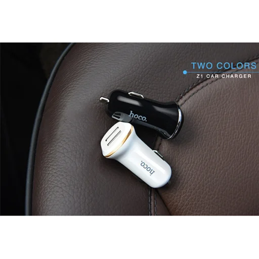 Hoco szivargyújtós autós telefontöltő fehér - 9