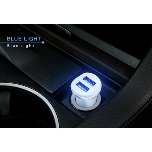 Hoco szivargyújtós autós telefontöltő fehér - 10