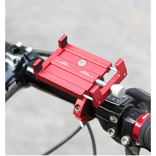 SMD fém biciklis telefontartó kormányra fekete, alumínium anyaghasználattal (GB0127C-B) - 2