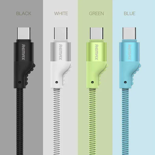 Remax Camaroon USB/Type-C kábel zöld - 3