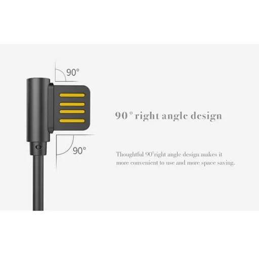 REMAX USB-A - Micro USB Axe RC-083m 1.8m fekete, 1A max teljesítménnyel - 6