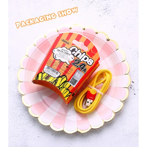 Remax Chips USB Type-C kábel sárga - 13