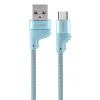 Remax Camaroon USB/Type-C kábel kék thumbnail