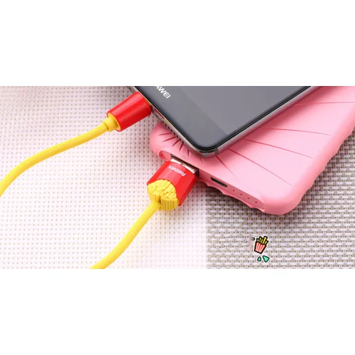 Remax Chips USB Type-C kábel sárga - 18