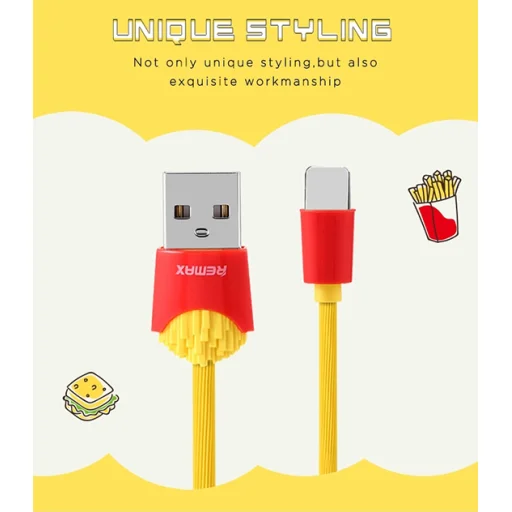 Remax Chips USB/Lightning kábel sárga - 6