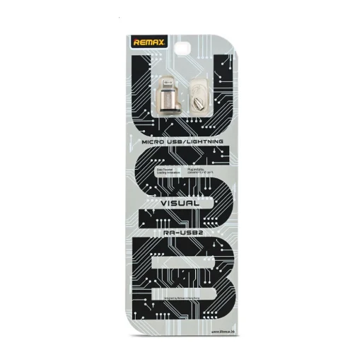 Remax Micro USB - Lightning adapter arany - 3