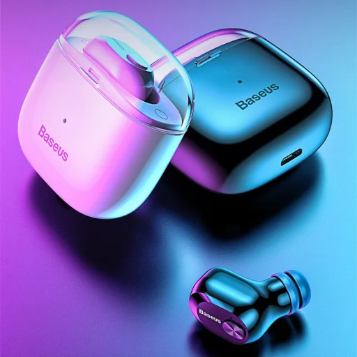 Baseus Encok A03 vezeték nélküli vízálló bluetooth 5.0 headset fehér - 9