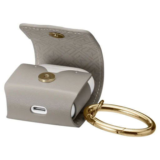 Spigen LA MANON bőr AirPods 1/2 tok szürke - 3