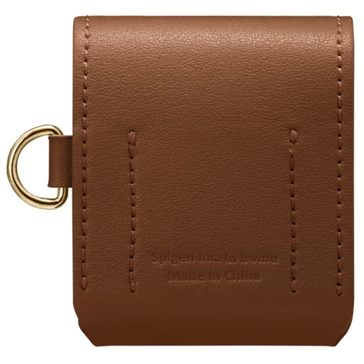 Spigen LA MANON bőr AirPods 1/2 tok barna - 4