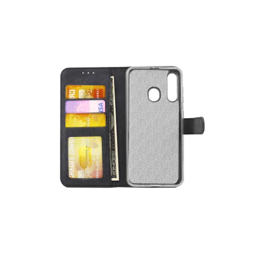 Fliptok kártyatartóval Samsung M40 fekete - 3