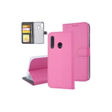 Fliptok kártyatartóval Samsung M40 pink