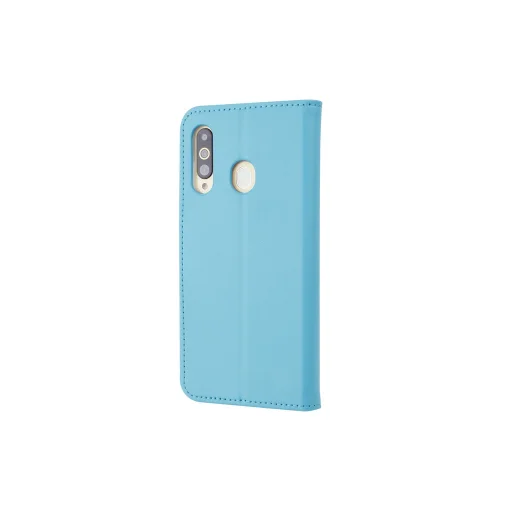 Fliptok kártyatartóval Samsung A60 világoskék - 2