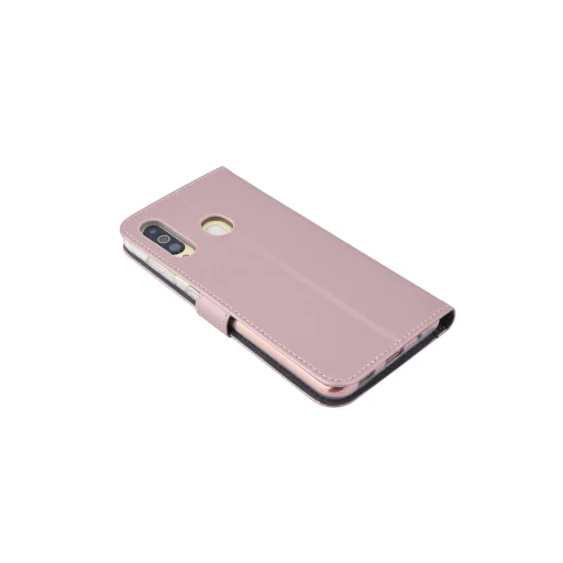 Fliptok kártyatartóval Samsung A60 rózsa arany - 2